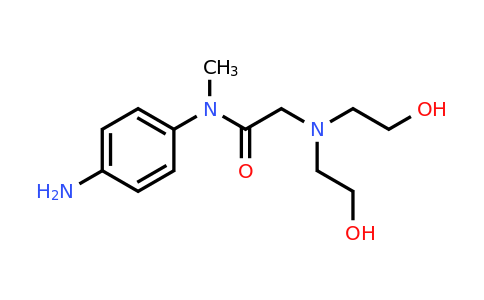 652139-60-1 | n-(4-Aminophenyl)-2-[bis(2-hydroxyethyl)amino]-n-methylacetamide