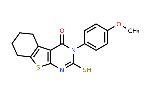 65234-02-8 | 3-(4-Methoxyphenyl)-2-sulfanyl-5,6,7,8-tetrahydro[1]benzothieno[2,3-d]pyrimidin-4(3h)-one