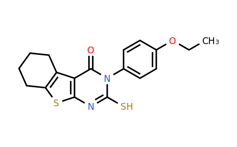 65234-03-9 | 3-(4-Ethoxyphenyl)-2-sulfanyl-5,6,7,8-tetrahydro[1]benzothieno[2,3-d]pyrimidin-4(3h)-one