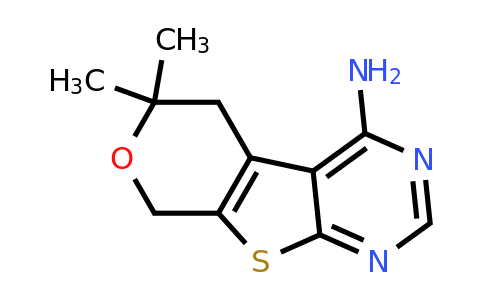 65413-58-3 | 6,6-Dimethyl-5,8-dihydro-6H-pyrano[4',3':4,5]thieno[2,3-d]pyrimidin-4-amine