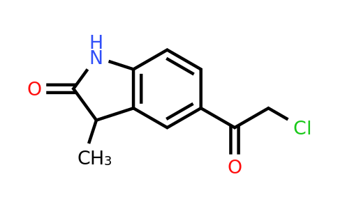 65435-07-6 | 5-(2-Chloroacetyl)-3-methyl-2,3-dihydro-1h-indol-2-one