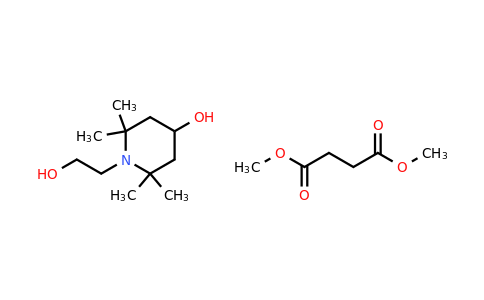 65447-77-0 | Poly(4-hydroxy-2,2,6,6-tetramethyl-1-piperidineethanol-alt-1,4-butanedioic acid)