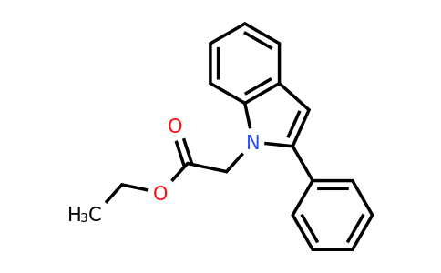 65746-57-8 | Ethyl 2-(2-phenyl-1H-indol-1-yl)acetate