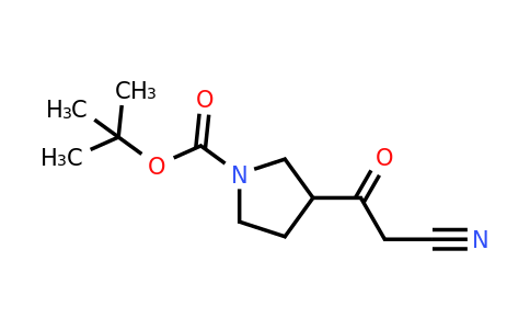 660406-89-3 | tert-Butyl 3-(2-cyanoacetyl)pyrrolidine-1-carboxylate