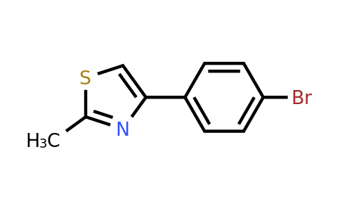 66047-74-3 | 4-(4-Bromophenyl)-2-methylthiazole