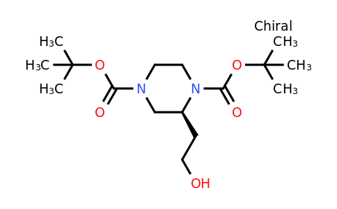 di-tert-Butyl (S)-2-(2-hydroxyethyl)piperazine-1,4-dicarboxylate