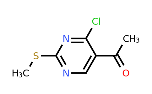 66116-82-3 | 1-(4-Chloro-2-(methylthio)pyrimidin-5-yl)ethan-1-one