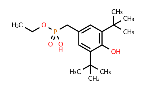Ethyl hydrogen (3,5-di-tert-butyl-4-hydroxybenzyl)phosphonate