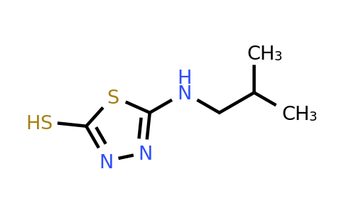 66180-54-9 | 5-[(2-methylpropyl)amino]-1,3,4-thiadiazole-2-thiol