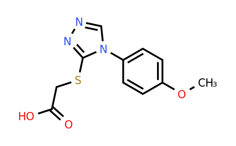 2-{[4-(4-methoxyphenyl)-4h-1,2,4-triazol-3-yl]sulfanyl}acetic acid
