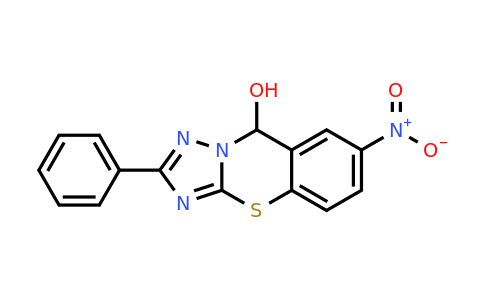 663206-24-4 | 7-Nitro-2-phenyl-9H-benzo[e][1,2,4]triazolo[5,1-b][1,3]thiazin-9-ol