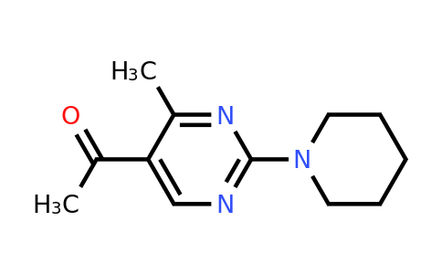 66373-33-9 | 1-(4-Methyl-2-(piperidin-1-yl)pyrimidin-5-yl)ethan-1-one