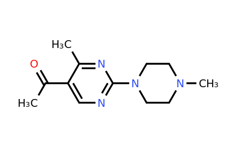 66373-34-0 | 1-(4-Methyl-2-(4-methylpiperazin-1-yl)pyrimidin-5-yl)ethan-1-one