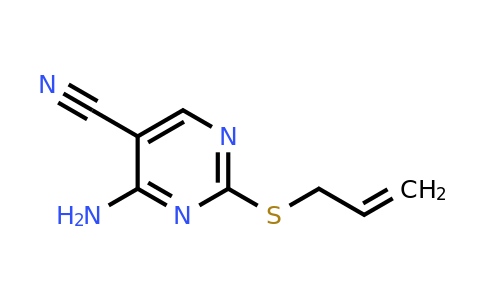 664994-02-9 | 4-Amino-2-(prop-2-en-1-ylsulfanyl)pyrimidine-5-carbonitrile