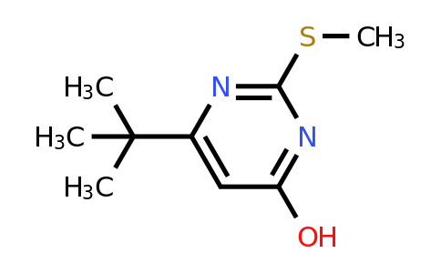 66698-63-3 | 6-(Tert-butyl)-2-(methylthio)pyrimidin-4-ol