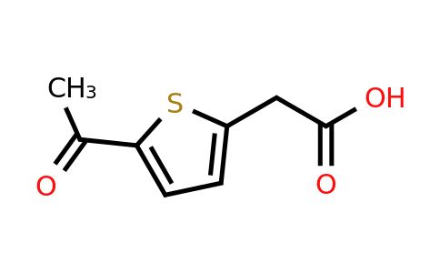 66738-55-4 | 2-(5-Acetylthiophen-2-yl)acetic acid