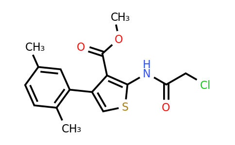 667407-71-8 | Methyl 2-(2-chloroacetamido)-4-(2,5-dimethylphenyl)thiophene-3-carboxylate