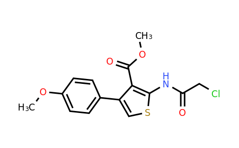 667407-72-9 | Methyl 2-(2-chloroacetamido)-4-(4-methoxyphenyl)thiophene-3-carboxylate
