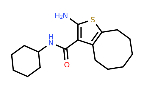 667412-95-5 | 2-Amino-N-cyclohexyl-4,5,6,7,8,9-hexahydrocycloocta[b]thiophene-3-carboxamide