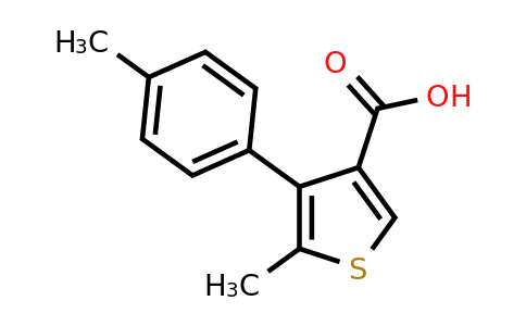 667435-56-5 | 5-Methyl-4-(p-tolyl)thiophene-3-carboxylic acid