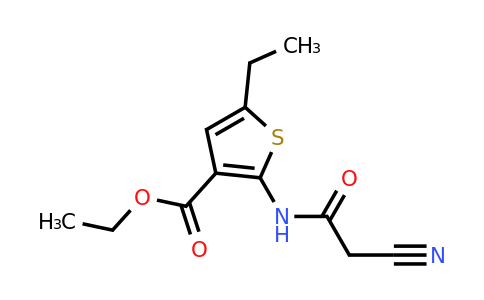 667435-99-6 | Ethyl 2-(2-cyanoacetamido)-5-ethylthiophene-3-carboxylate