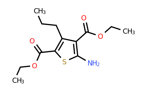 667437-85-6 | Diethyl 5-amino-3-propylthiophene-2,4-dicarboxylate