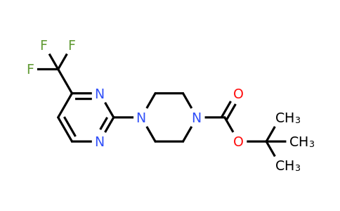 668484-15-9 | Tert-butyl 4-(4-(trifluoromethyl)pyrimidin-2-yl)piperazine-1-carboxylate