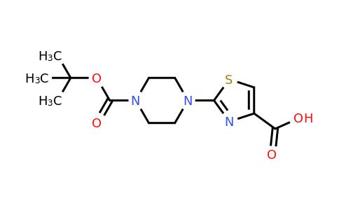 668484-45-5 | 2-(4-(tert-Butoxycarbonyl)piperazin-1-yl)thiazole-4-carboxylic acid