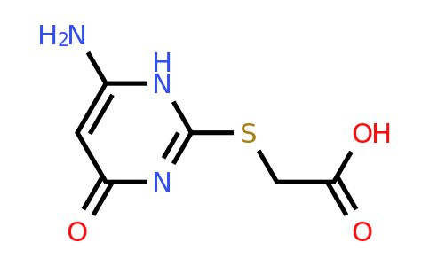 66902-63-4 | 2-((6-Amino-4-oxo-1,4-dihydropyrimidin-2-yl)thio)acetic acid