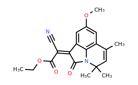 669719-18-0 | Ethyl 2-cyano-2-(8-methoxy-4,4,6-trimethyl-2-oxo-4H-pyrrolo[3,2,1-ij]quinolin-1(2H)-ylidene)acetate