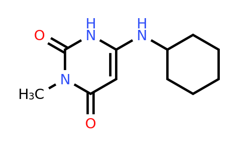 6702-71-2 | 6-(Cyclohexylamino)-3-methylpyrimidine-2,4(1H,3H)-dione