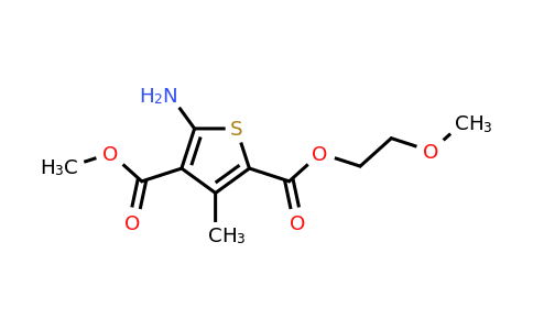 670271-10-0 | 2-(2-Methoxyethyl) 4-methyl 5-amino-3-methylthiophene-2,4-dicarboxylate