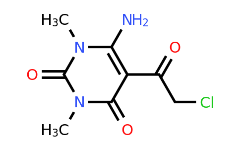 67130-66-9 | 6-Amino-5-(2-chloroacetyl)-1,3-dimethyl-1,2,3,4-tetrahydropyrimidine-2,4-dione