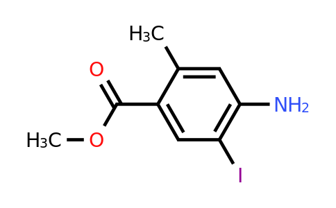 672293-33-3 | Methyl 4-amino-5-iodo-2-methylbenzoate