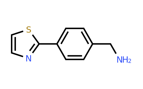 672324-87-7 | [4-(1,3-thiazol-2-yl)phenyl]methanamine
