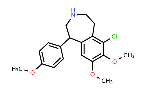 67287-53-0 | 6-Chloro-7,8-dimethoxy-1-(4-methoxyphenyl)-2,3,4,5-tetrahydro-1H-benzo[d]azepine