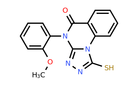 67443-01-0 | 1-Mercapto-4-(2-methoxyphenyl)-[1,2,4]triazolo[4,3-a]quinazolin-5(4h)-one