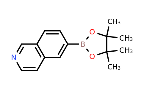 675576-26-8 | 6-(4,4,5,5-tetramethyl-1,3,2-dioxaborolan-2-yl)isoquinoline