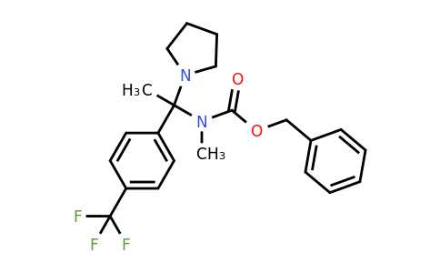 675602-73-0 | benzyl methyl(1-(pyrrolidin-1-yl)-1-(4-(trifluoromethyl)phenyl)ethyl)carbamate