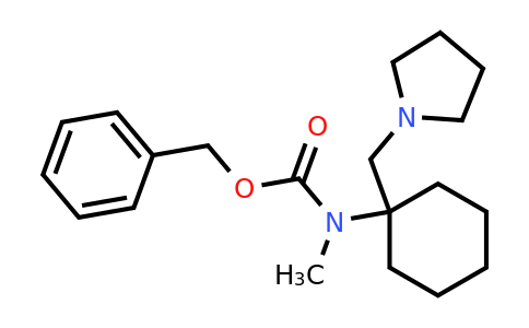 675602-75-2 | Benzylmethyl(1-(pyrrolidin-1-ylmethyl)cyclohexyl)carbamate