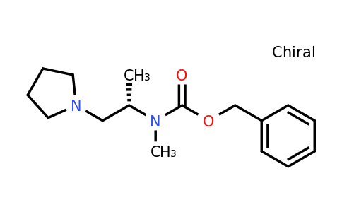675602-79-6 | Benzyl (S)-methyl(1-(pyrrolidin-1-yl)propan-2-yl)carbamate
