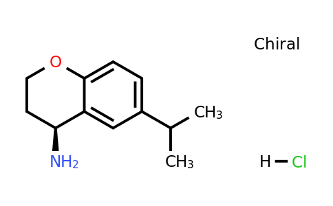 676134-25-1 | (4s)-6-(Propan-2-yl)-3,4-dihydro-2h-1-benzopyran-4-amine hydrochloride