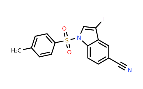 676273-39-5 | 3-Iodo-1-tosyl-1H-indole-5-carbonitrile