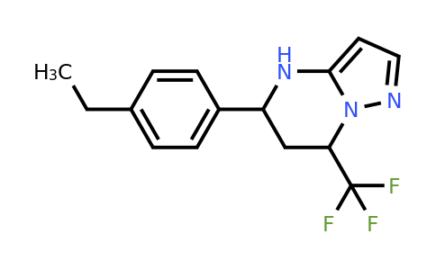676459-69-1 | 5-(4-Ethylphenyl)-7-(trifluoromethyl)-4,5,6,7-tetrahydropyrazolo[1,5-a]pyrimidine