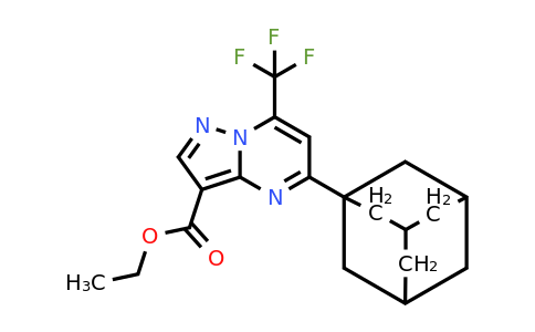 676589-12-1 | Ethyl 5-(adamantan-1-yl)-7-(trifluoromethyl)pyrazolo[1,5-a]pyrimidine-3-carboxylate