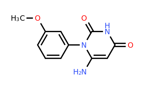 677760-13-3 | 6-Amino-1-(3-methoxyphenyl)pyrimidine-2,4(1H,3H)-dione