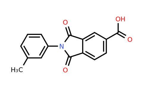 67822-73-5 | 2-(3-Methylphenyl)-1,3-dioxoisoindoline-5-carboxylic acid