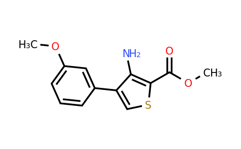679425-85-5 | Methyl 3-amino-4-(3-methoxyphenyl)thiophene-2-carboxylate