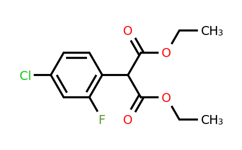 680211-90-9 | Diethyl 2-(4-chloro-2-fluorophenyl)malonate