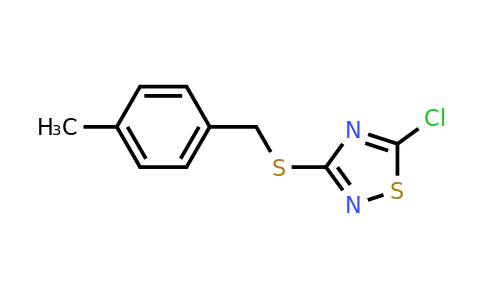 680221-21-0 | 5-Chloro-3-{[(4-methylphenyl)methyl]sulfanyl}-1,2,4-thiadiazole